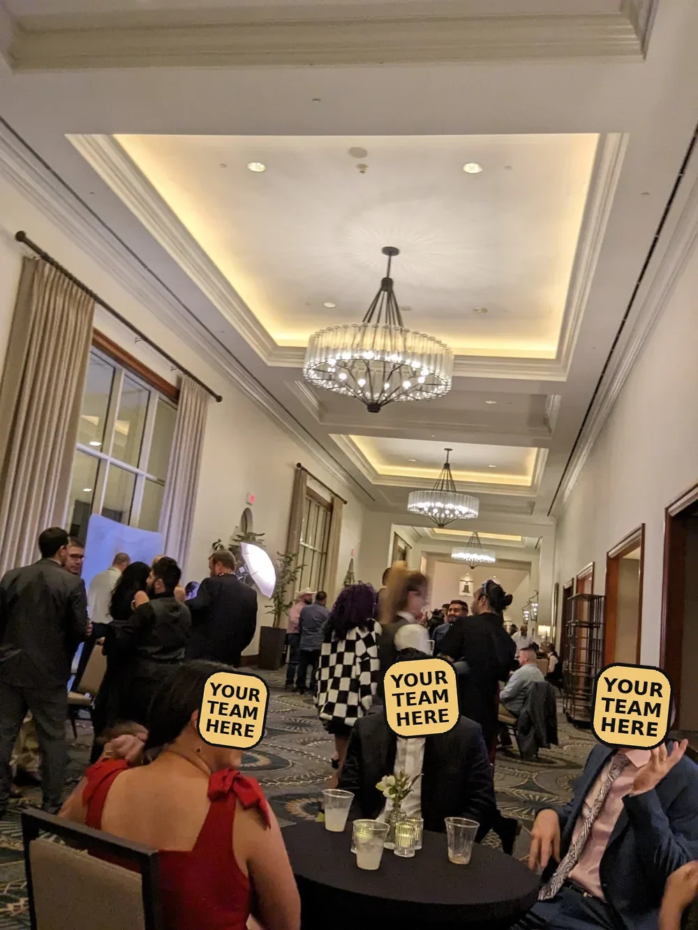 A corporate leadership room run by Reject Mediocrity — your team goes here